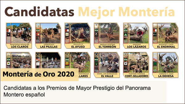 Candidatas a Mejor Montería de Jabalí Finca Abierta 2022-2023