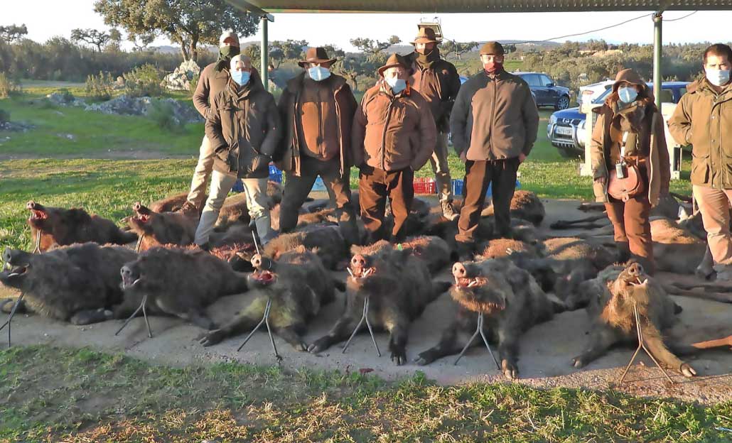 Resultado Montería Bordones 2021 Cinegética Alcántara