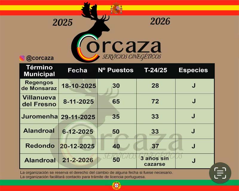 Programa Monterías Guadalcazal