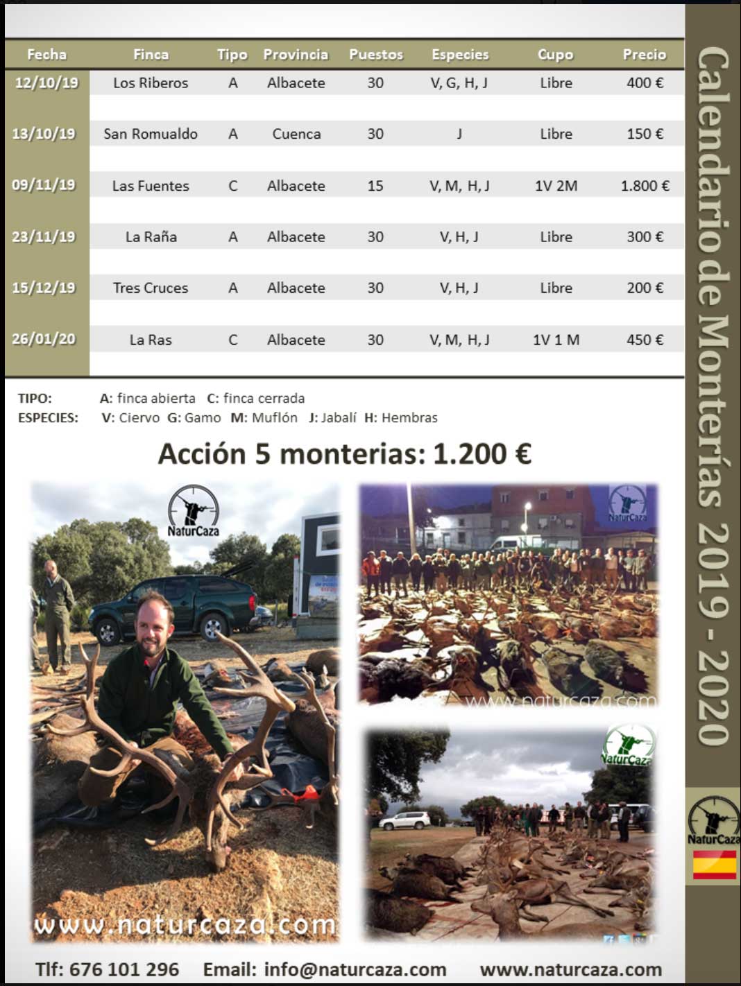 Programa Monterias Naturcaza