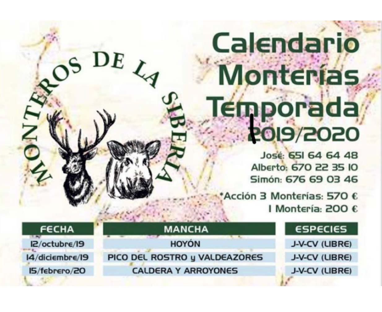 Programa Monterias Monteros de la Siberia